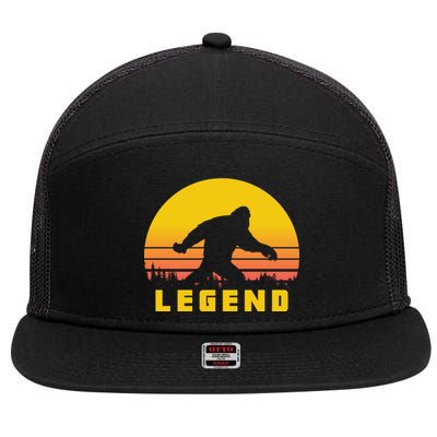 Bigfoot The Legend 7 Panel Mesh Trucker Snapback Hat