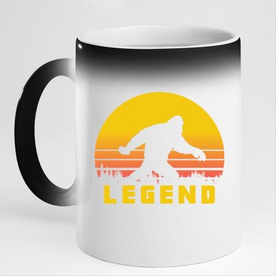 Bigfoot The Legend 11oz Black Color Changing Mug