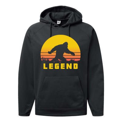 Bigfoot The Legend Performance Fleece Hoodie