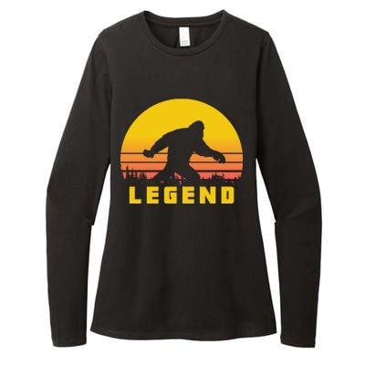 Bigfoot The Legend Womens CVC Long Sleeve Shirt