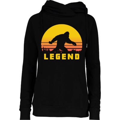 Bigfoot The Legend Womens Funnel Neck Pullover Hood