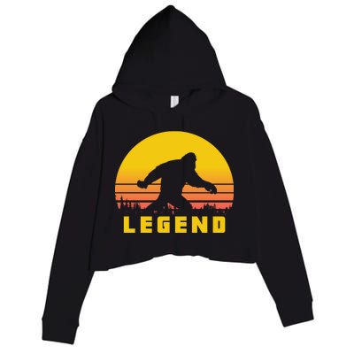 Bigfoot The Legend Crop Fleece Hoodie