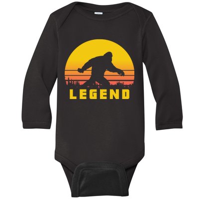 Bigfoot The Legend Baby Long Sleeve Bodysuit