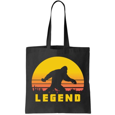 Bigfoot The Legend Tote Bag