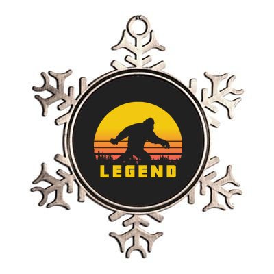 Bigfoot The Legend Metallic Star Ornament