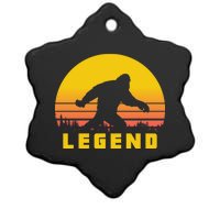 Bigfoot The Legend Ceramic Star Ornament