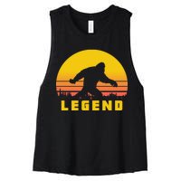 Bigfoot The Legend Women's Racerback Cropped Tank