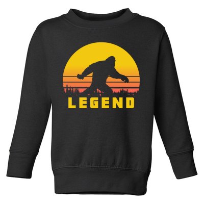 Bigfoot The Legend Toddler Sweatshirt