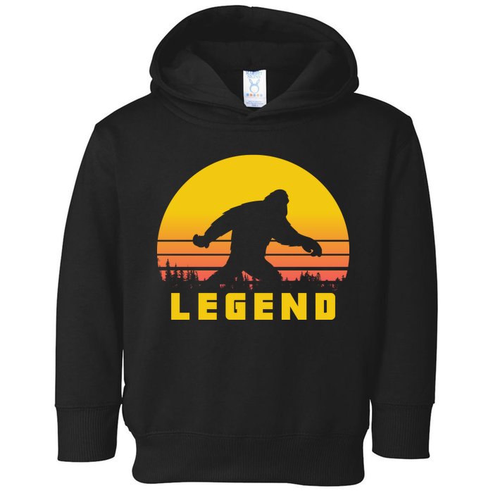 Bigfoot The Legend Toddler Hoodie