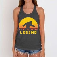 Bigfoot The Legend Women's Knotted Racerback Tank