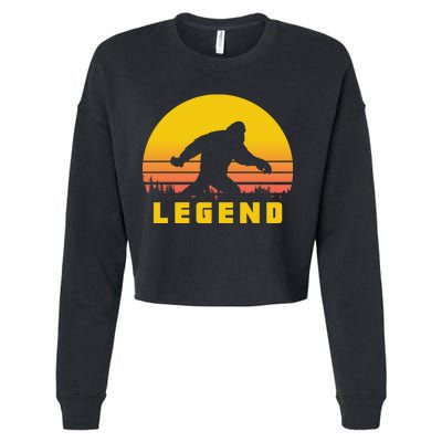 Bigfoot The Legend Cropped Pullover Crew