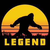 Bigfoot The Legend Zip Tote Bag