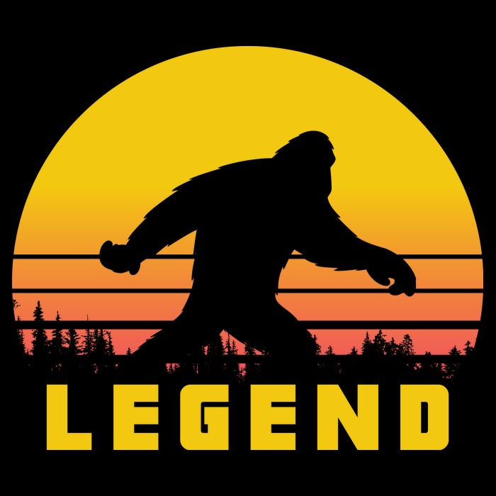 Bigfoot The Legend Zip Tote Bag