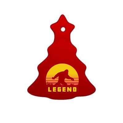 Bigfoot The Legend Ceramic Tree Ornament