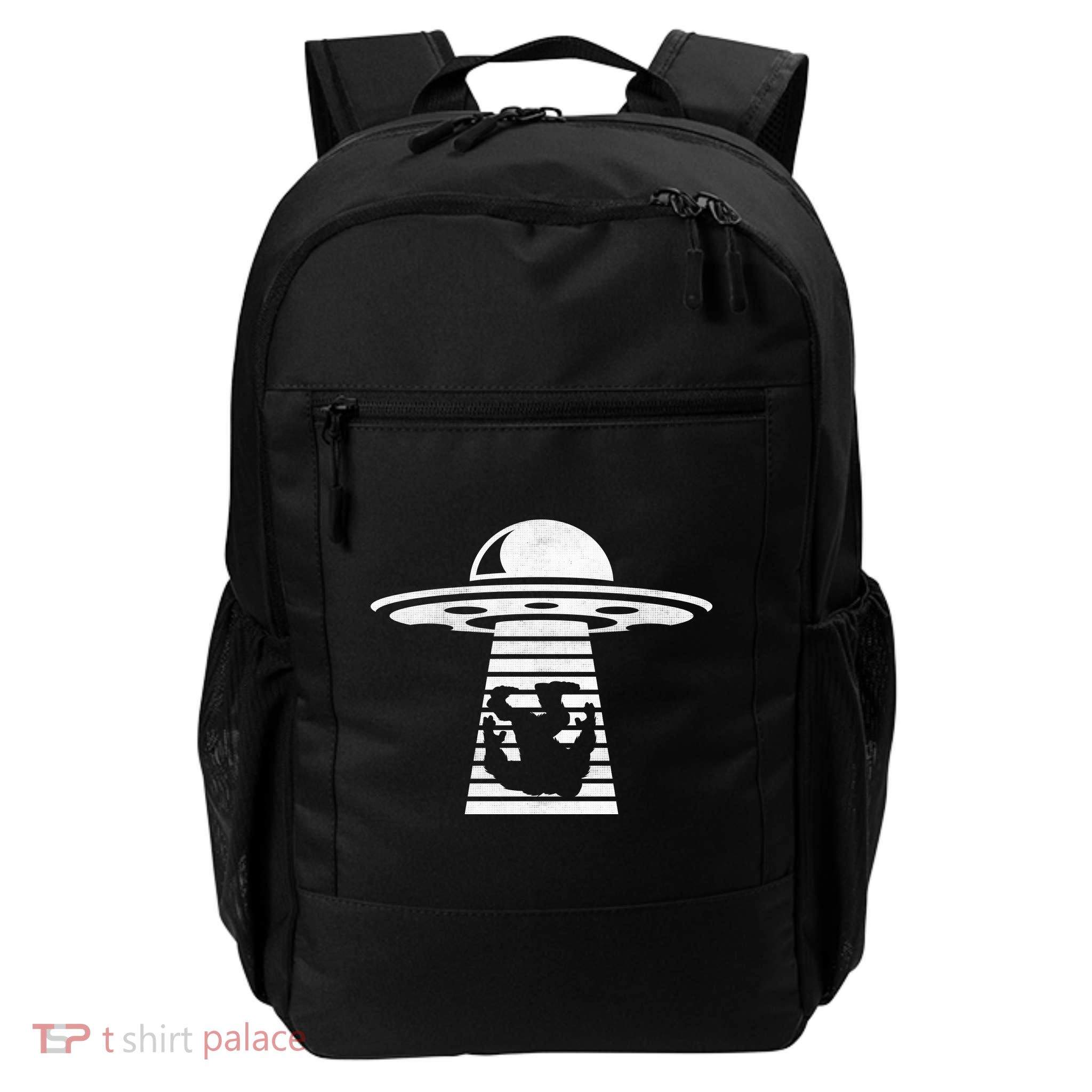 Bigfoot UFO Abduction Believe Daily Commute Backpack