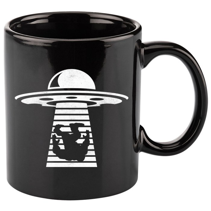 Bigfoot UFO Abduction Believe 11oz C Handle Ceramic Mug