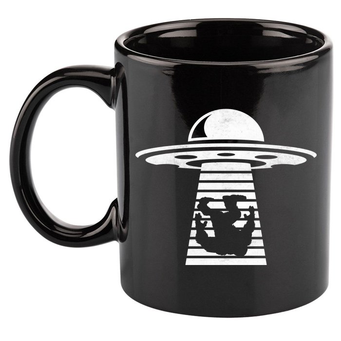 Bigfoot UFO Abduction Believe 11oz C Handle Ceramic Mug