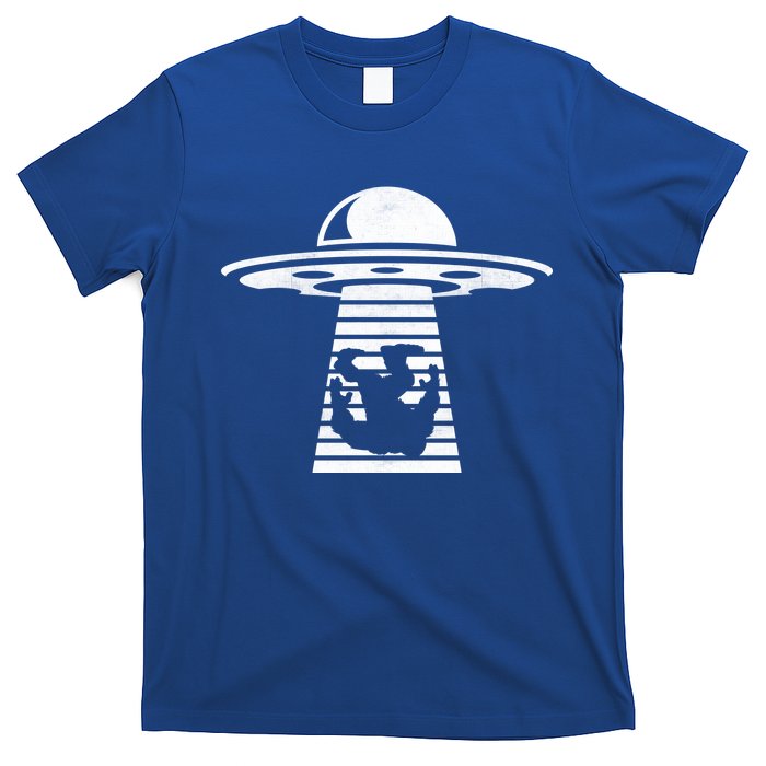 Bigfoot UFO Abduction Believe T-Shirt