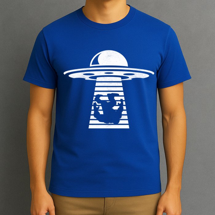 Bigfoot UFO Abduction Believe T-Shirt