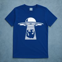 Bigfoot UFO Abduction Believe T-Shirt