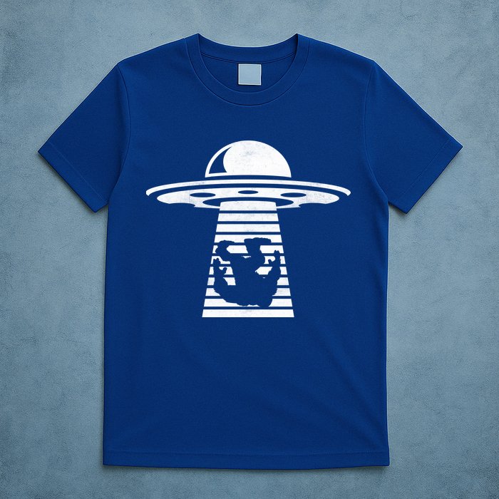 Bigfoot UFO Abduction Believe T-Shirt