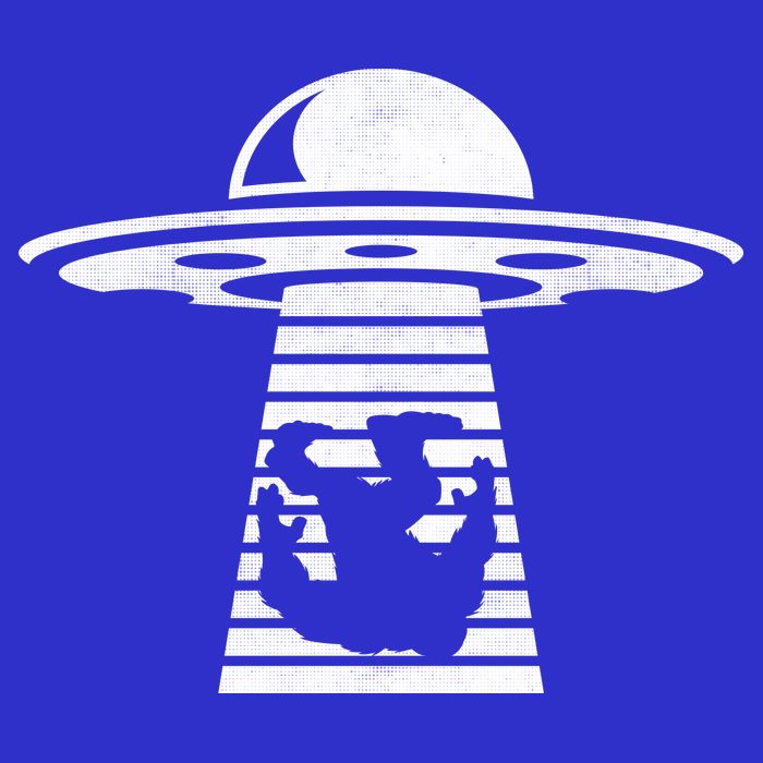 Bigfoot UFO Abduction Believe T-Shirt