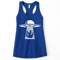 Bigfoot UFO Abduction Believe Womens Tank Top