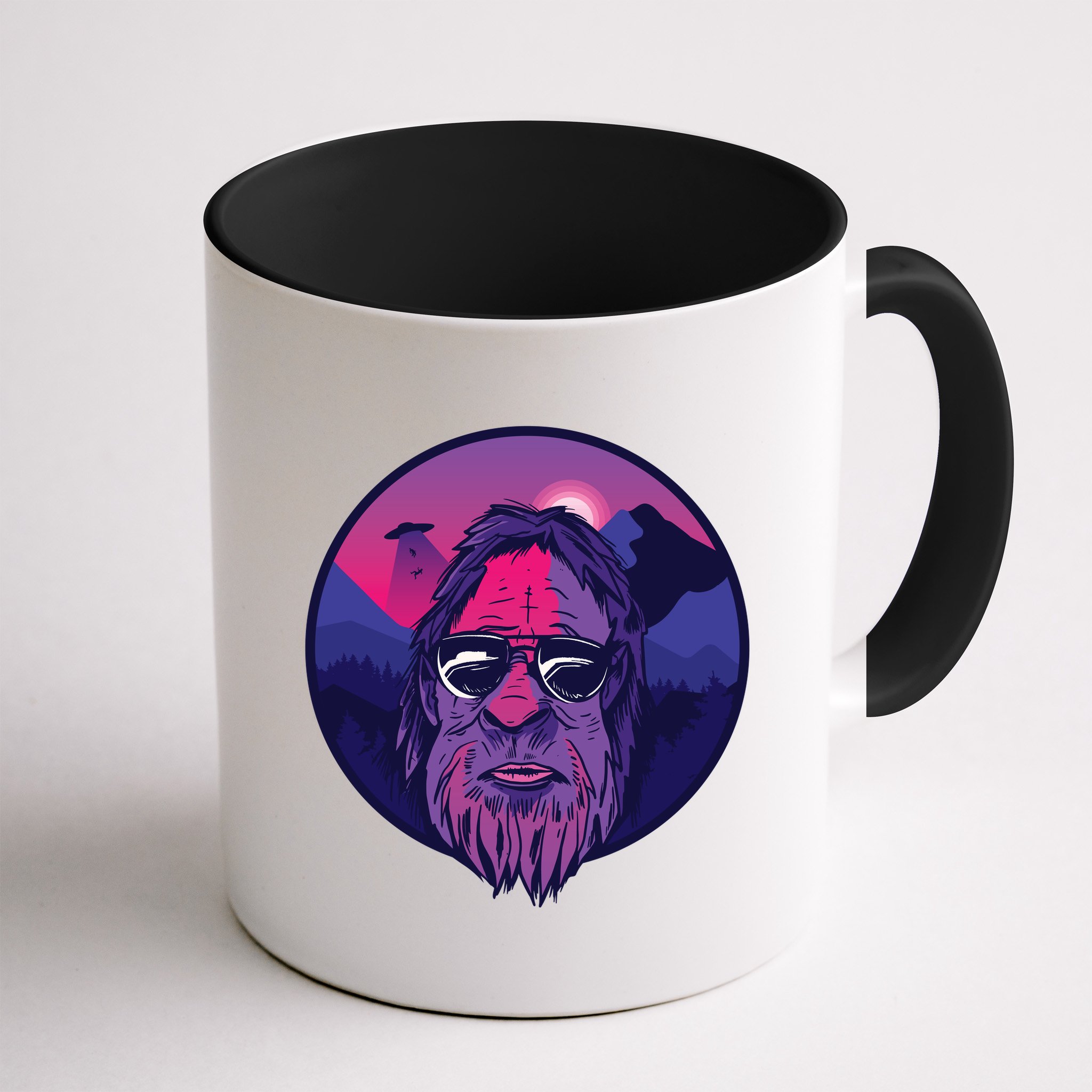Bigfoot UFO Mountain Mug