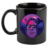 Bigfoot UFO Mountain 11oz C Handle Ceramic Mug