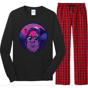 Bigfoot UFO Mountain Long Sleeve Pajama Set