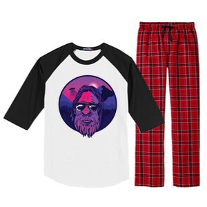 Bigfoot UFO Mountain Raglan Sleeve Pajama Set