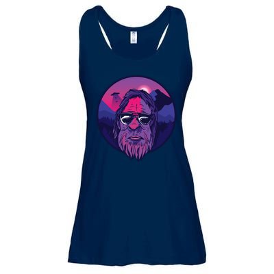 Bigfoot UFO Mountain Ladies Essential Flowy Tank