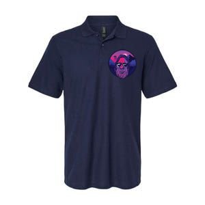 Bigfoot UFO Mountain Softstyle Adult Sport Polo