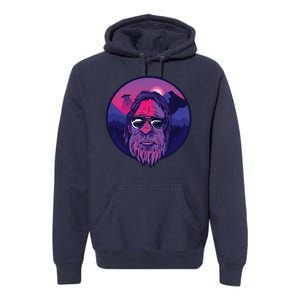 Bigfoot UFO Mountain Premium Hoodie