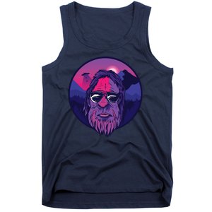 Bigfoot UFO Mountain Tank Top