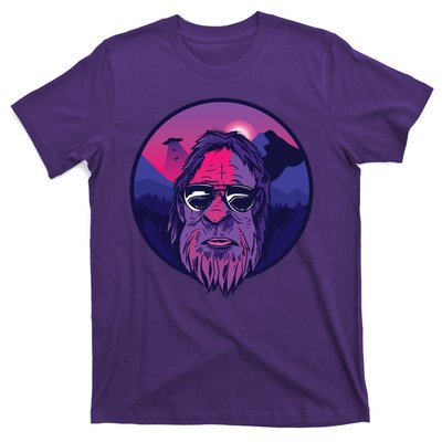 Bigfoot UFO Mountain T-Shirt