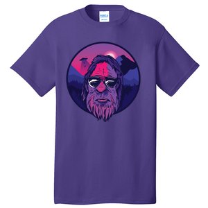 Bigfoot UFO Mountain Tall T-Shirt