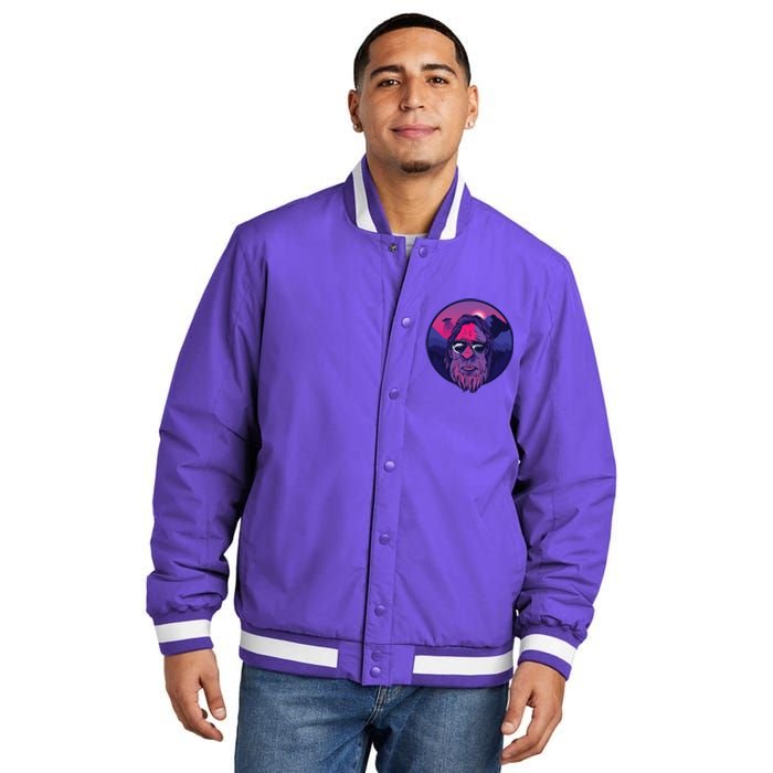 Bigfoot UFO Mountain Insulated Varsity Jacket