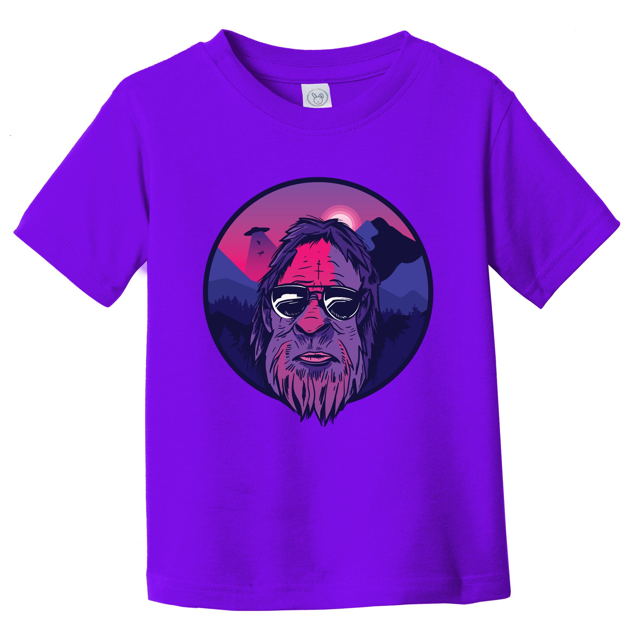 Bigfoot UFO Mountain Toddler T-Shirt