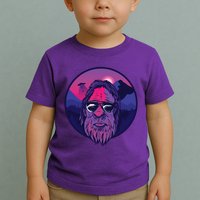 Bigfoot UFO Mountain Toddler T-Shirt