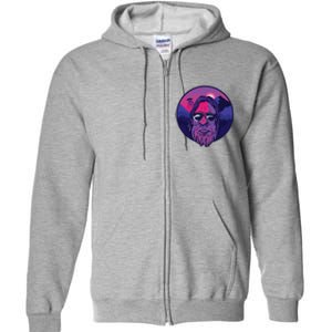 Bigfoot UFO Mountain Full Zip Hoodie