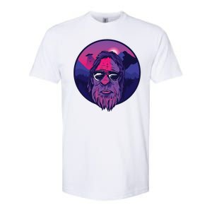 Bigfoot UFO Mountain Softstyle CVC T-Shirt