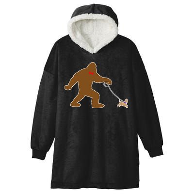 Bigfoot Walking Chihuahua Dog Hooded Wearable Blanket