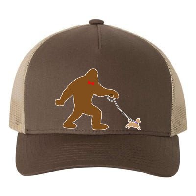 Bigfoot Walking Chihuahua Dog Yupoong Adult 5-Panel Trucker Hat