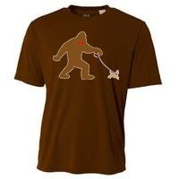 Bigfoot Walking Chihuahua Dog Cooling Performance Crew T-Shirt