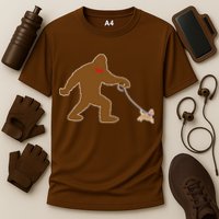 Bigfoot Walking Chihuahua Dog Cooling Performance Crew T-Shirt