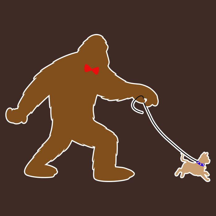 Bigfoot Walking Chihuahua Dog Cooling Performance Crew T-Shirt