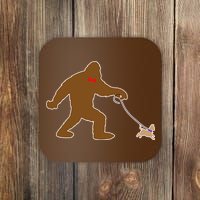 Bigfoot Walking Chihuahua Dog Coaster