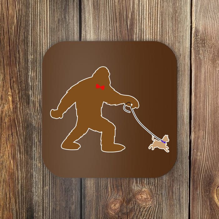 Bigfoot Walking Chihuahua Dog Coaster