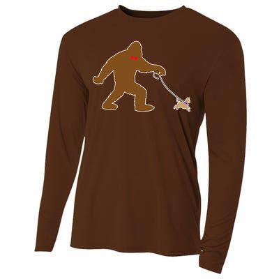 Bigfoot Walking Chihuahua Dog Cooling Performance Long Sleeve Crew